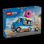 这款甜甜圈餐车的设计充满了可爱与创意